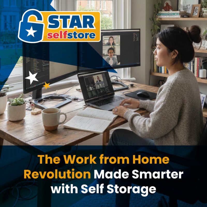 The Work from Home Revolution Made Smarter with Self Storage