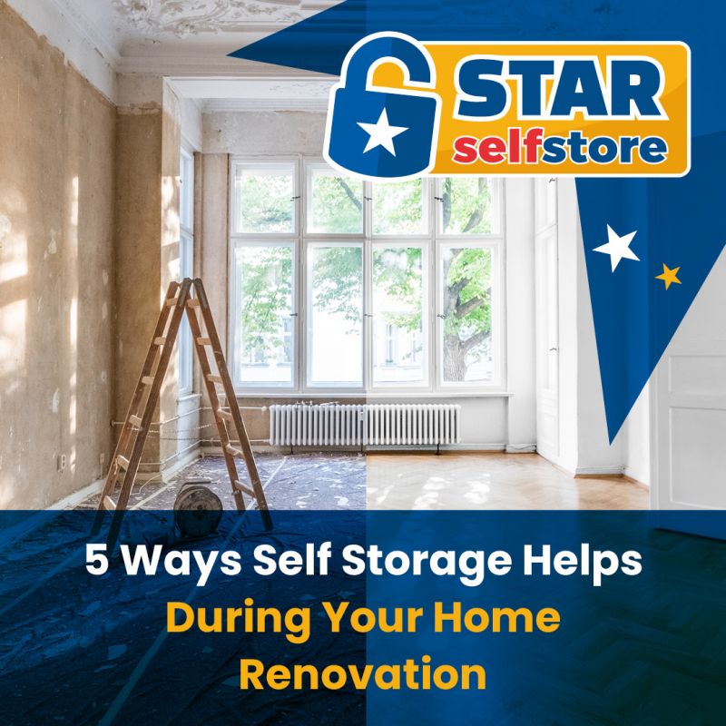 5 Ways Self Storage Helps During Your Home Renovation