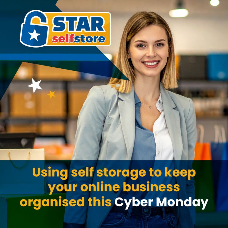 Using self storage to keep your online business organised this Cyber Monday