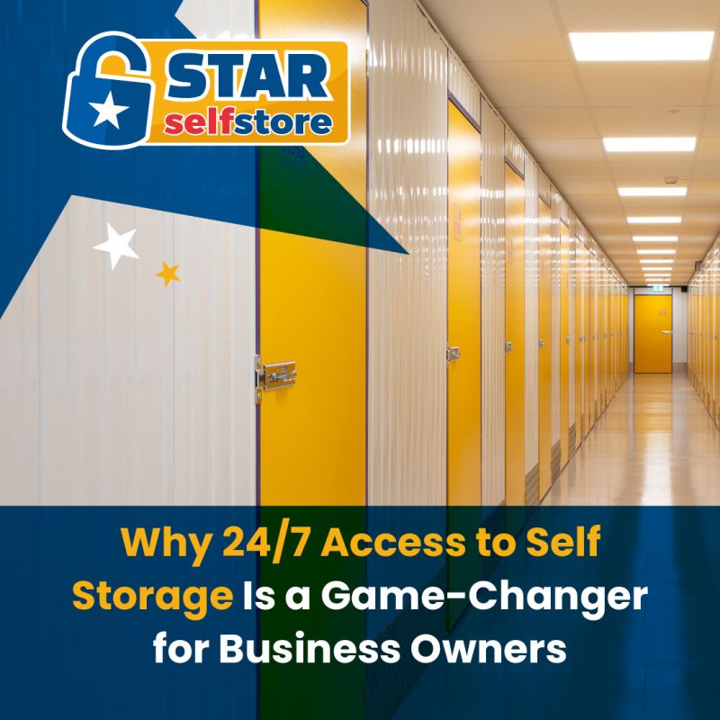 How 24/7 Self Storage Access Helps Businesses Work Smarter