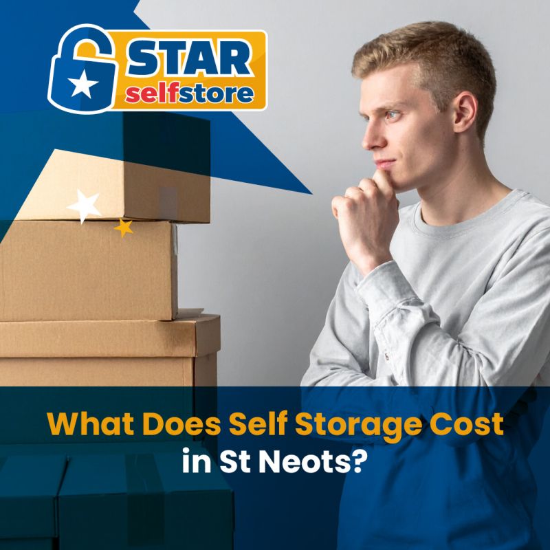 What does self storage cost in St Neots?
